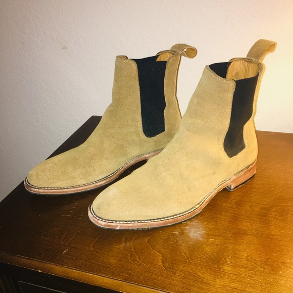 Suede Chelsea Boots - 91/2 - OG price $185 - Picture 3 of 5